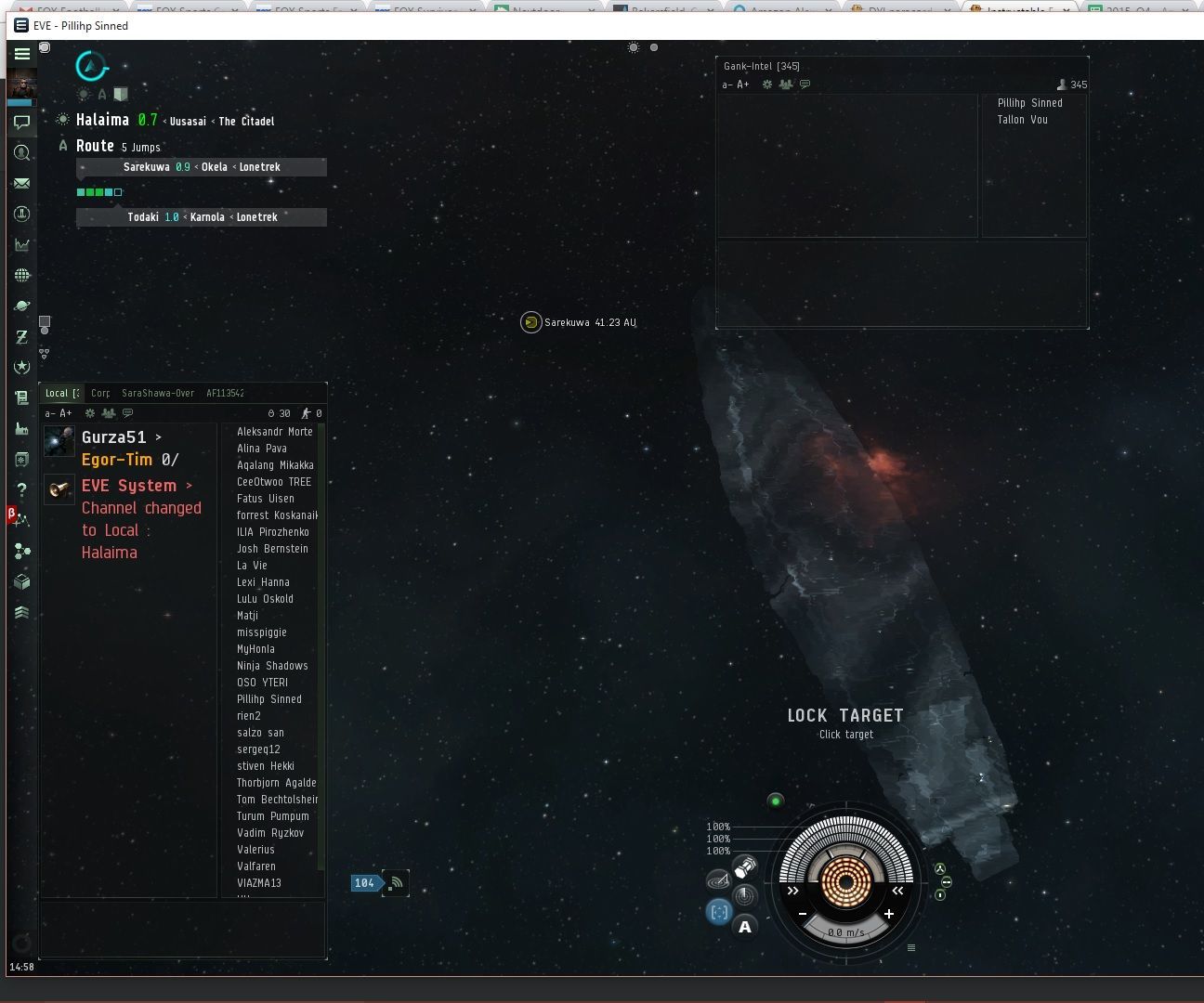 FLYING IN EVE