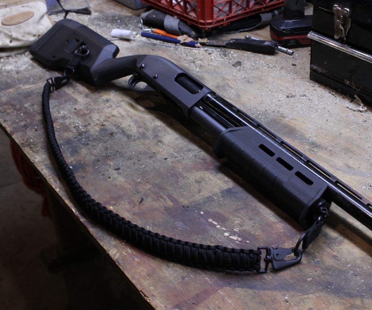 Quick-Release System for a Paracord Shotgun Sling
