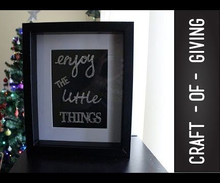 Easy Fast DIY Home Decor | Craft of Giving 