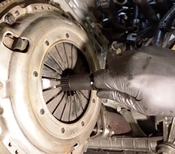 Install the Clutch and Flywheel