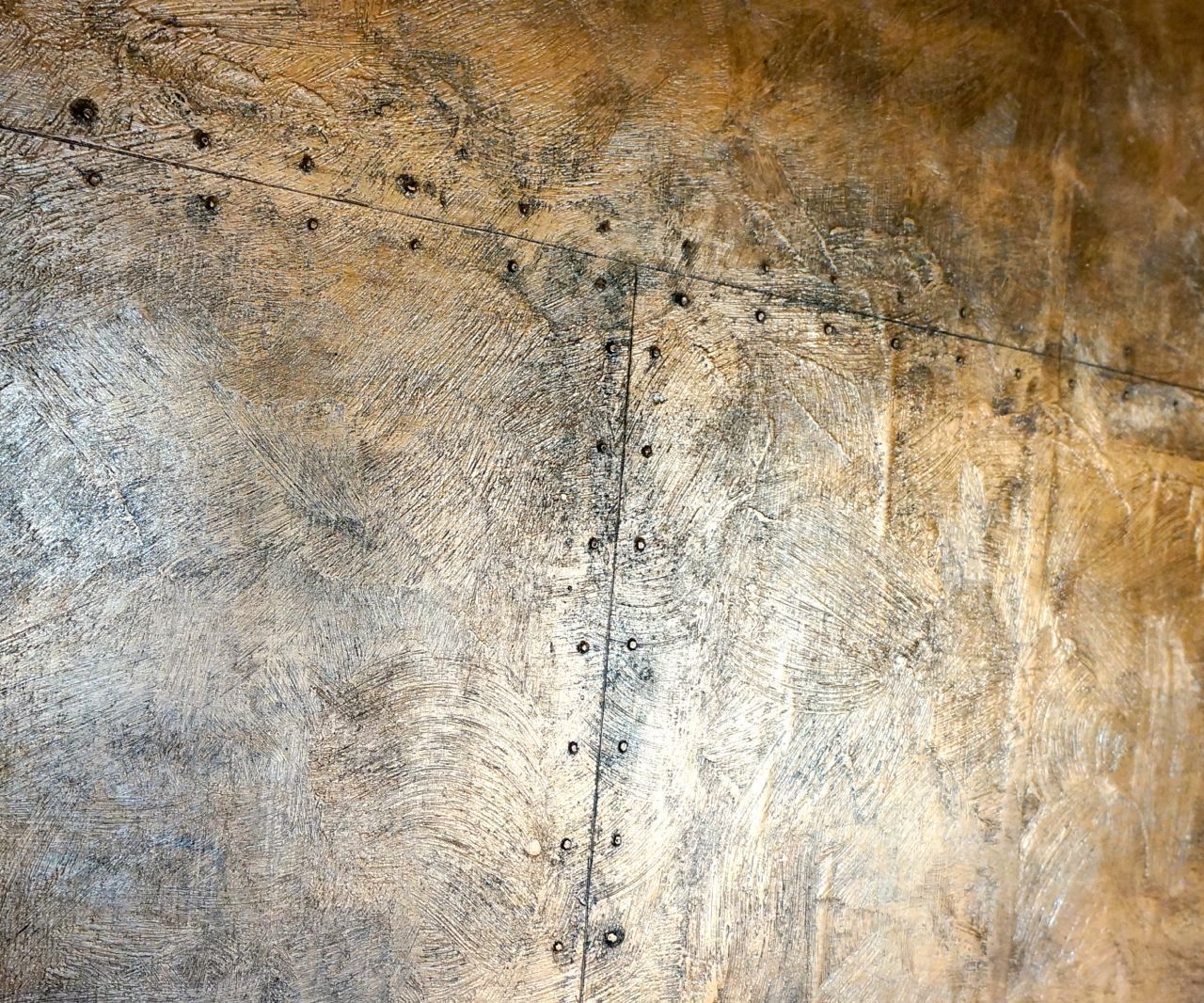 Faux Painting Copper Plating Effect