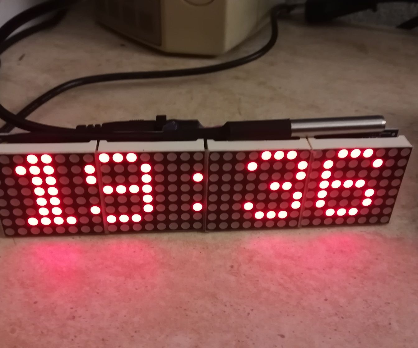 Max7219 Arduino Clock Instructables