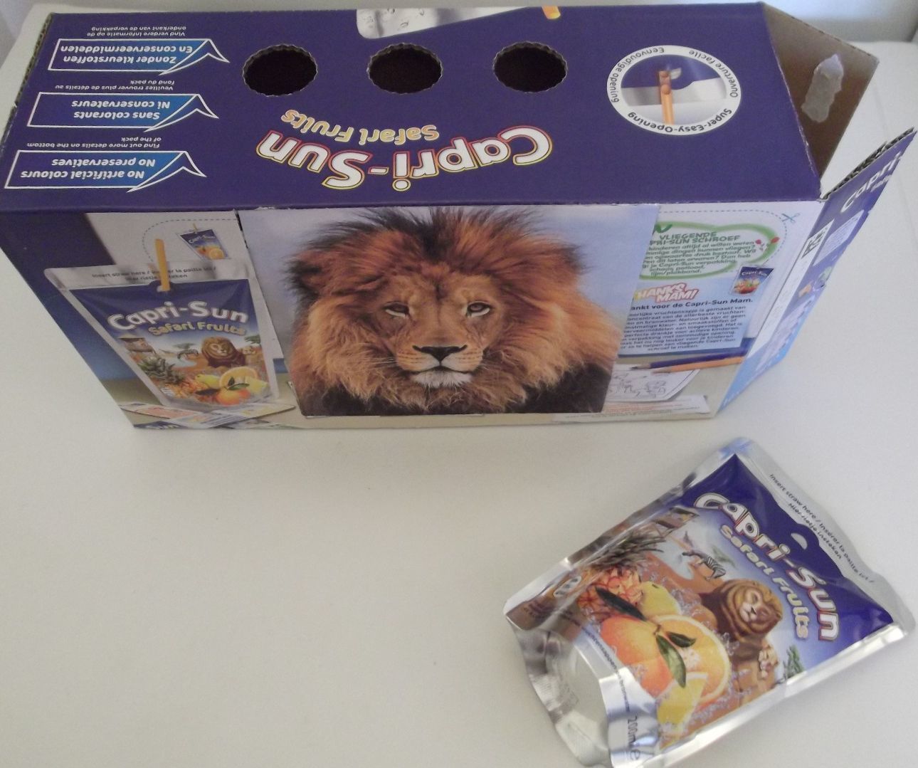 Cardboard Capri Sun Idea, Getting Started