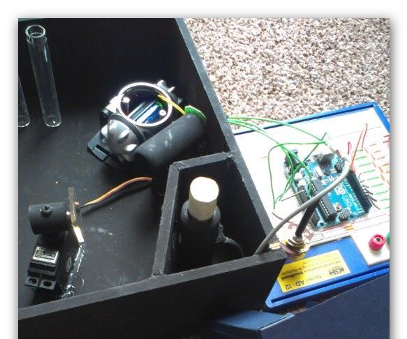 Light Spectrometer From a "battery Powered" Head Inspection Lamp