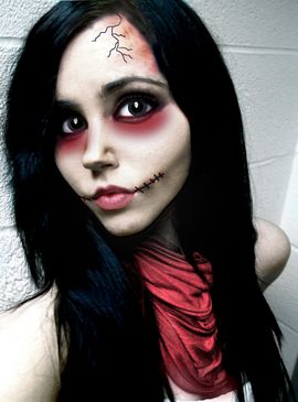 "Doll Face" Halloween Photo Tutorial