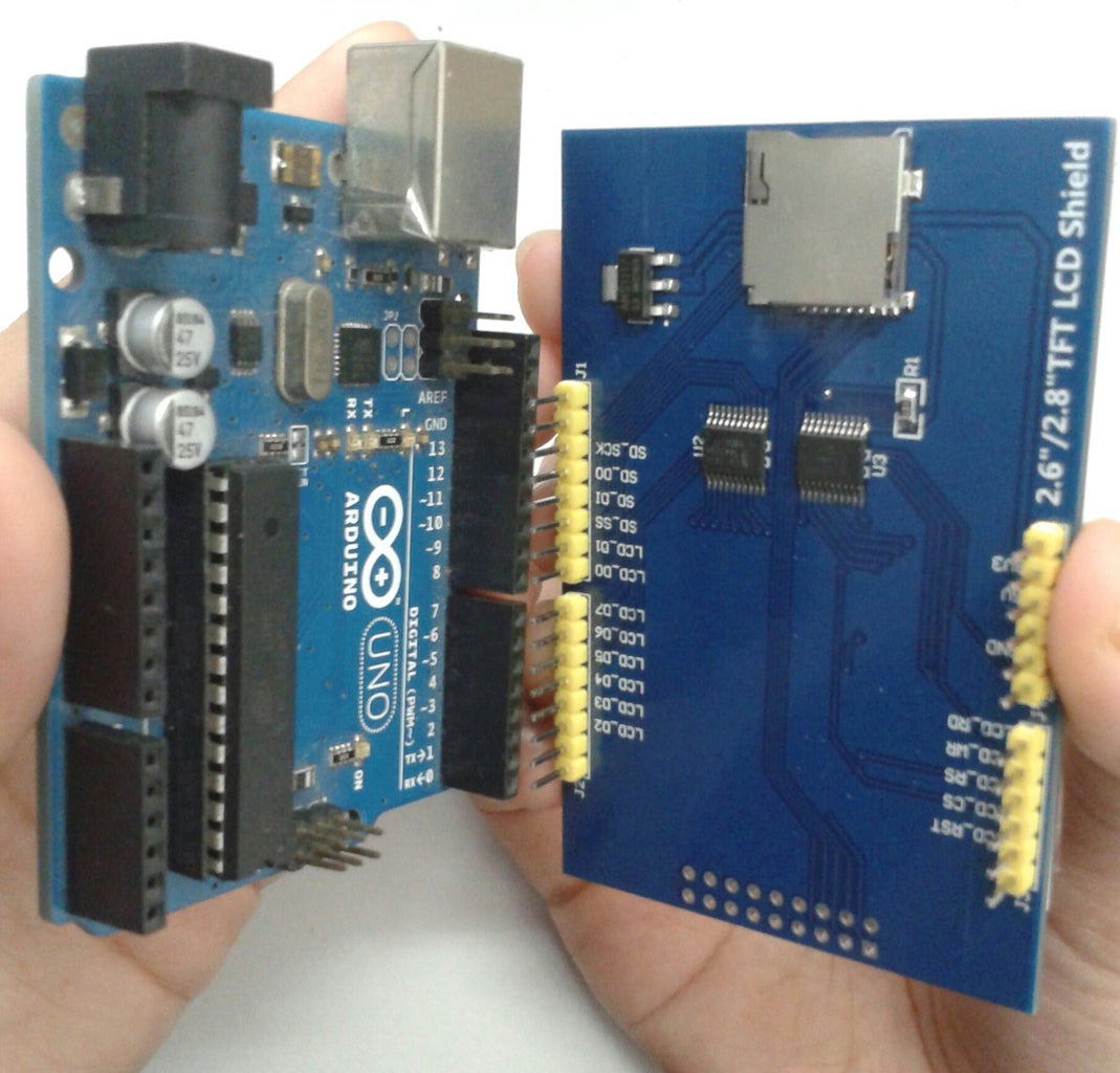 Tutorial for 2.8" Arduino TFT LCD Touchscreen Module (Colour Screen ...