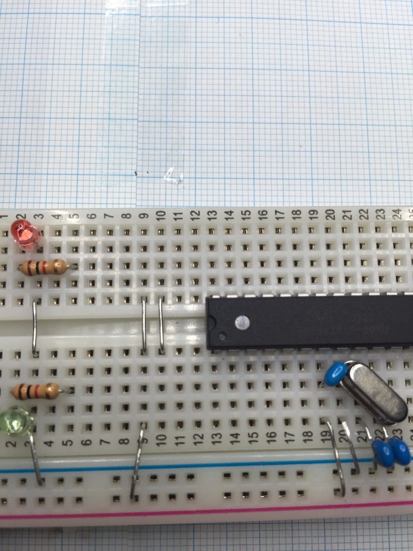 回路素子の足から作成したジャンパー（4ピン幅）