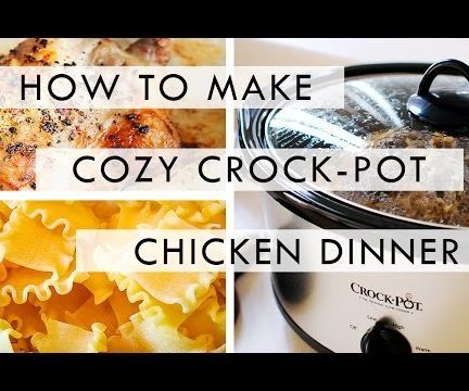 How to Make: Cozy Crock-Pot Chicken Dinner