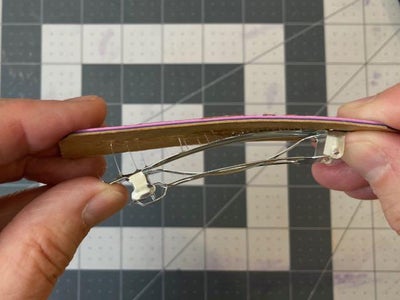 Gluing the Working Barrette to the Laminated Bar