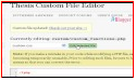 How to Customize Thesis Footer With Categories in Full Width and Widgetized?