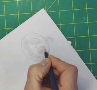 Draw a Spooky Pumpkin