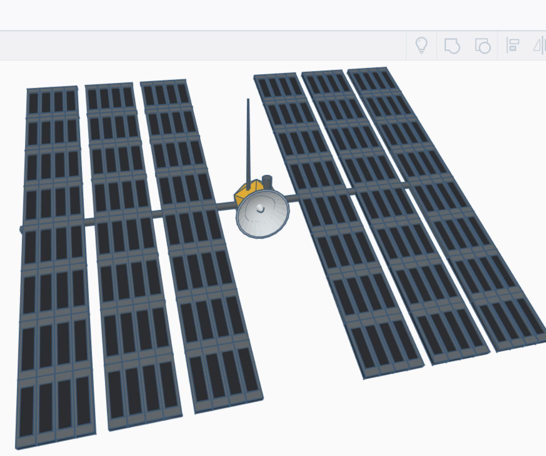 Design a Space Satellite in Tinkercad