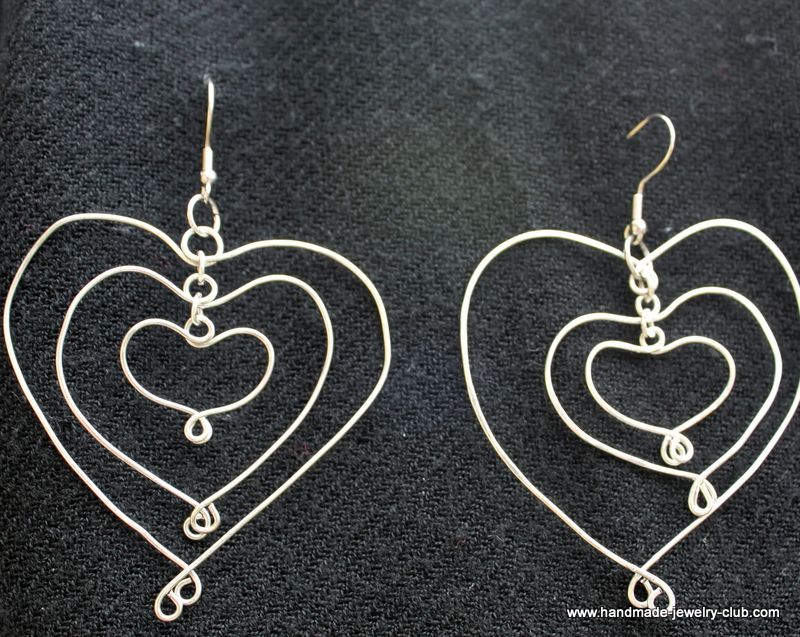 3 Hearts Earrings