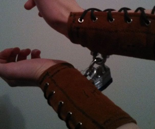 Leather Bondage Cuffs