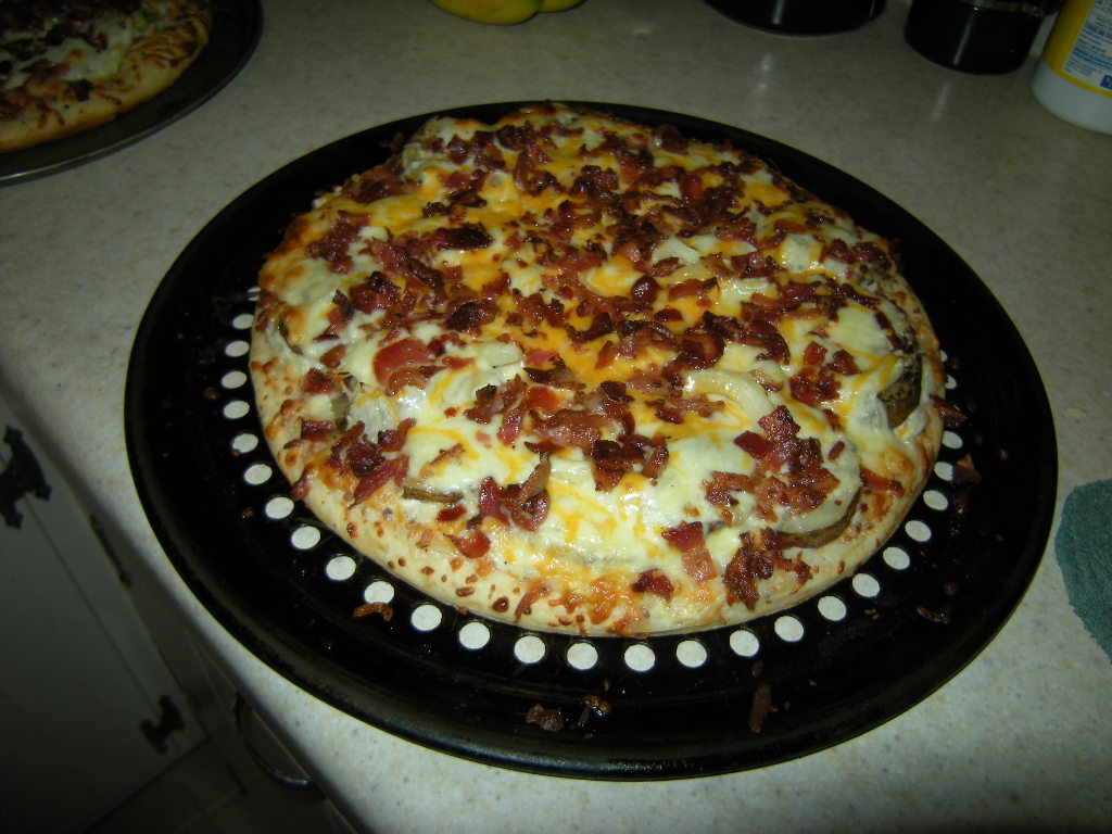 Potato Bacon Pizza