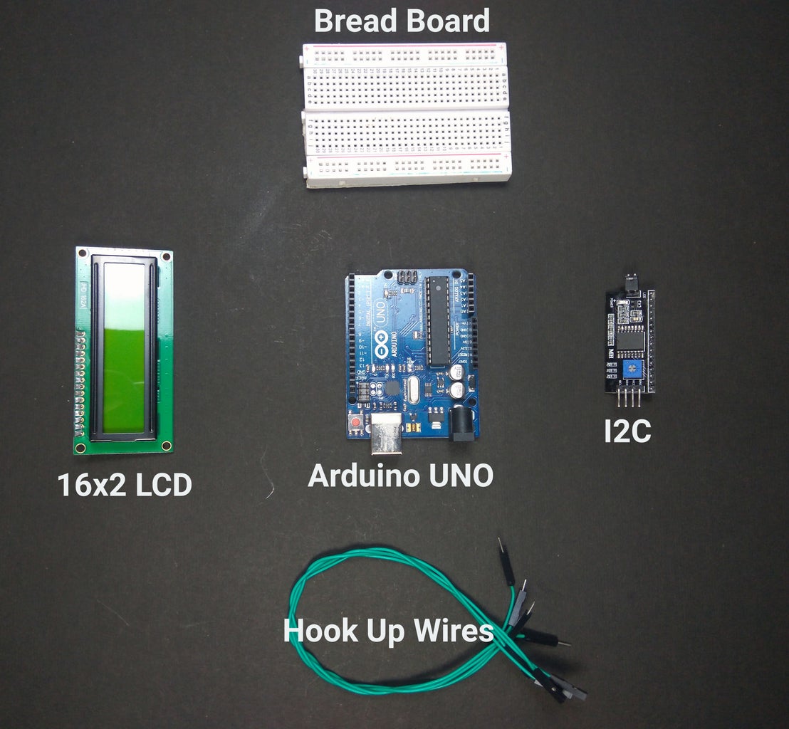 Use 16x2 LCD With I2C : 4 Steps - Instructables