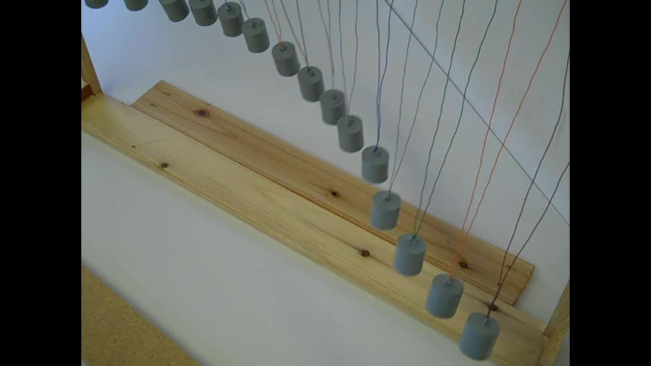 Pendulum Wave - From Shop Scraps