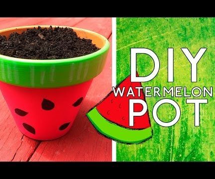 DIY: Watermelon Pot 