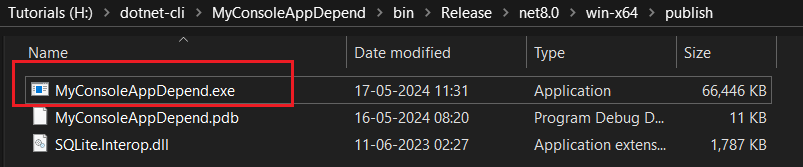 Create an Executable Using .NET SDK CLI