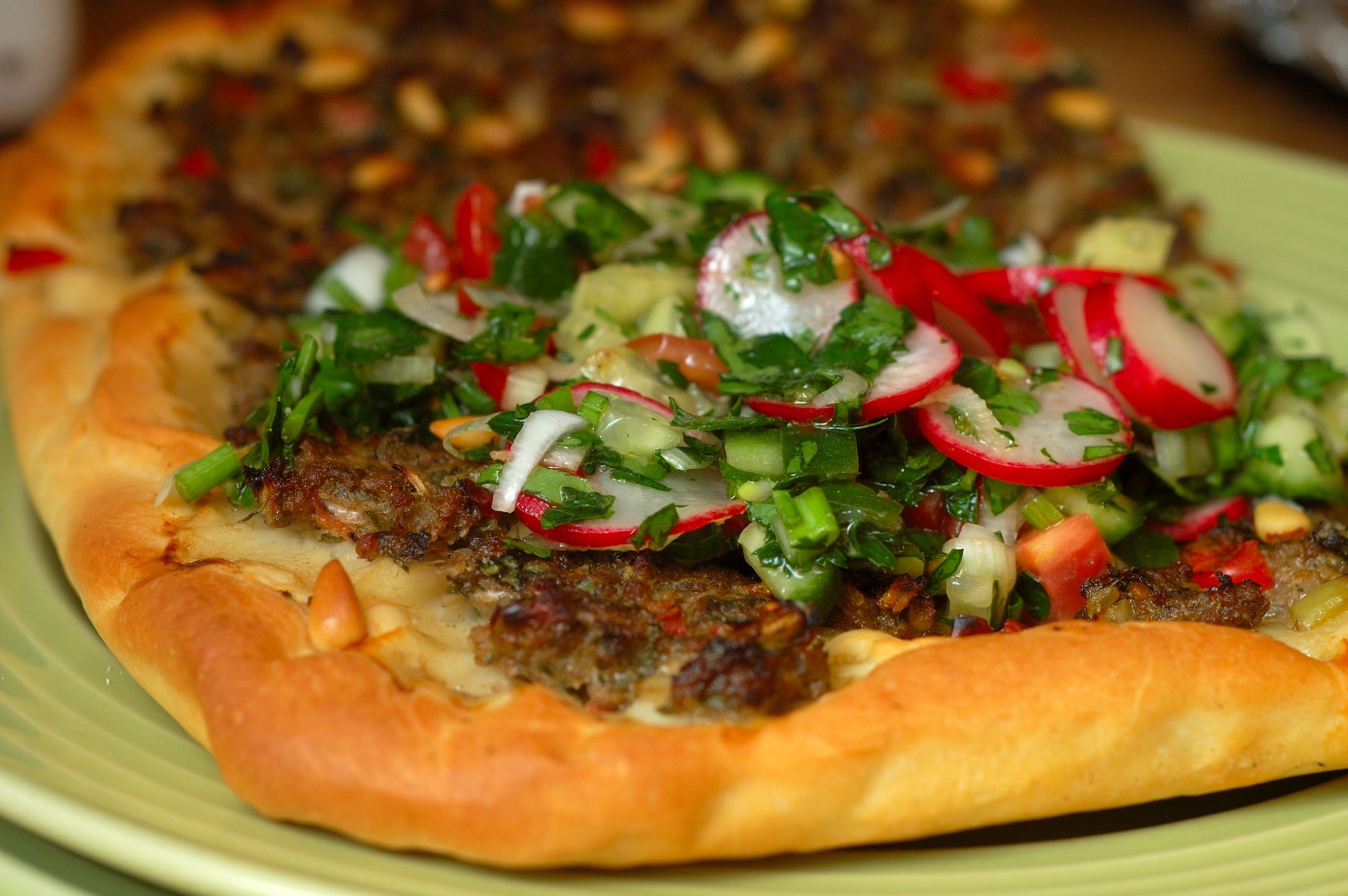 Turkish Pizza / Pide / Lahmacun