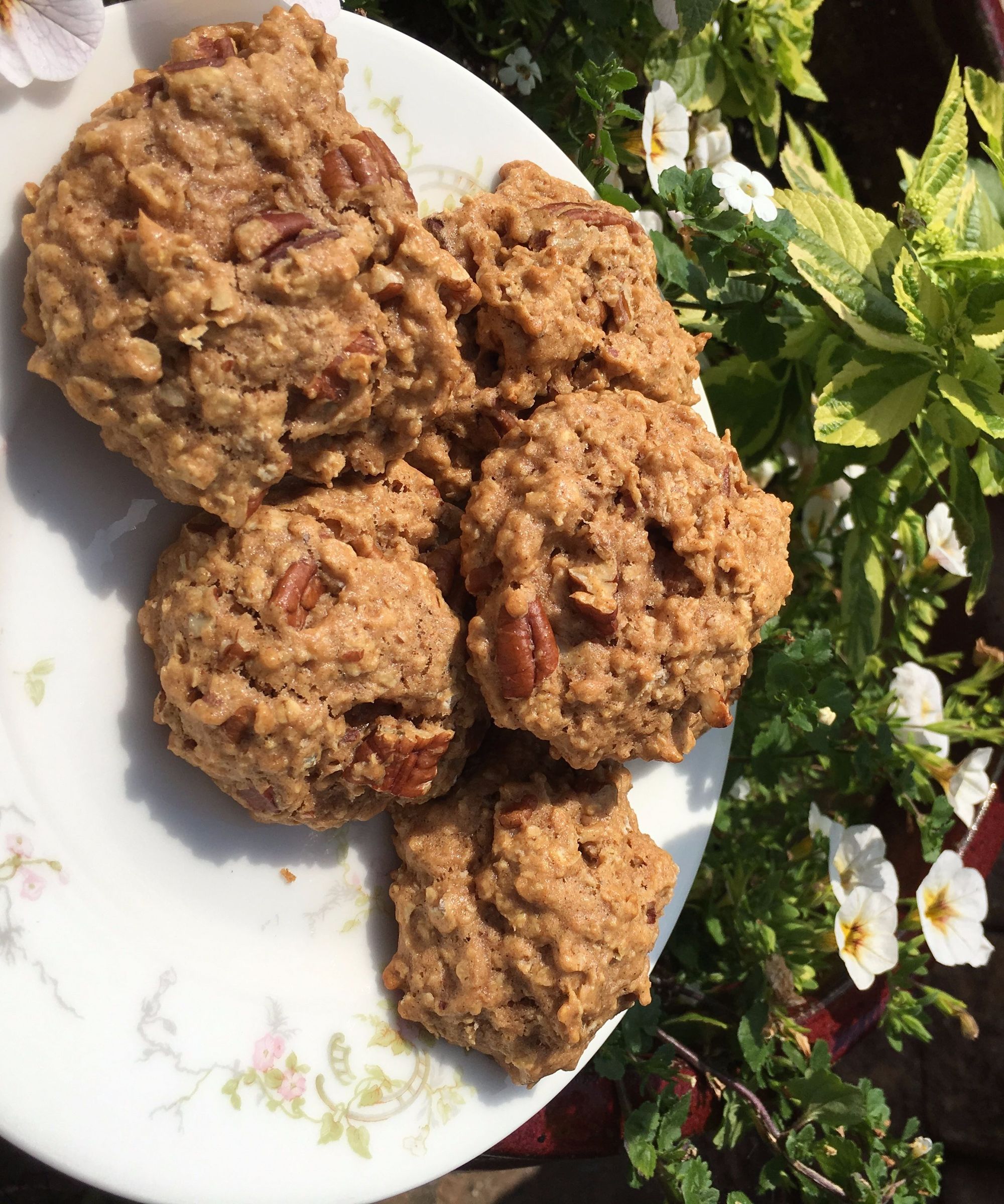 Coconut Syrup Oatmeal Cookies