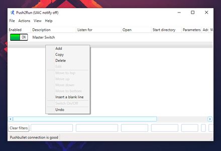 Install Push2run for Turning Off the Pc