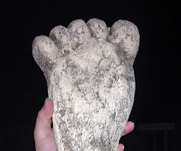 Bigfoot Footprint Cast
