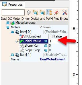 In Visuino Set Components