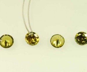 Cubic Zirconi, Faceted Round Shape