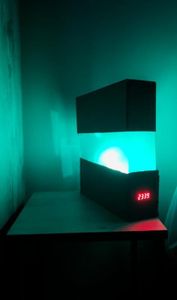 RGB Room Lamp With Clock