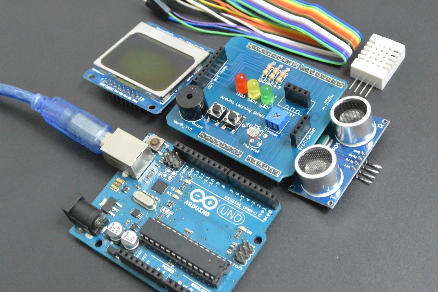 Arduino UNO Learning Shield by Ardumotive : 8 Steps - Instructables