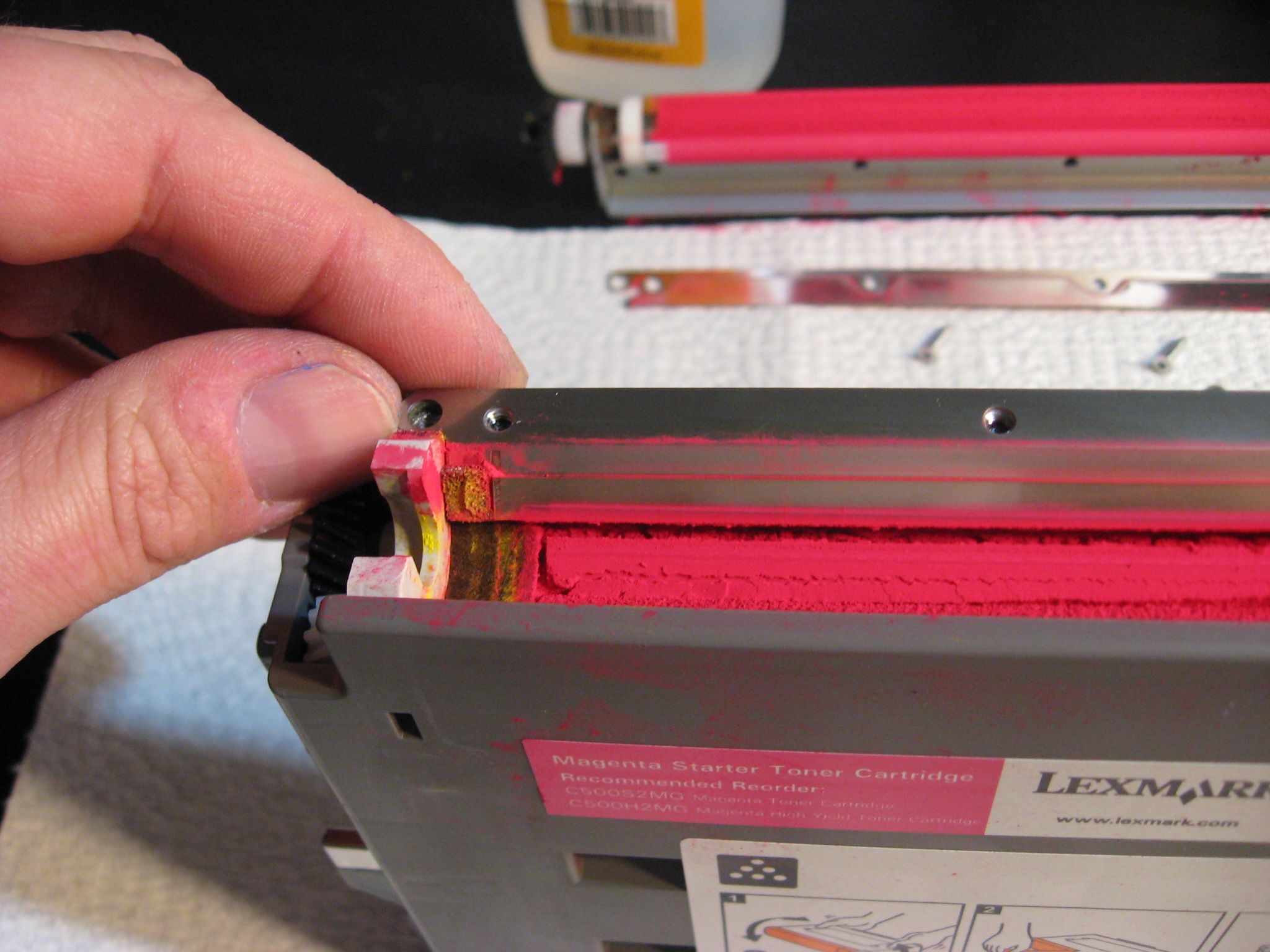 Fix Streaks on Lexmark C500 11 Steps Instructables
