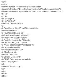 My HTML