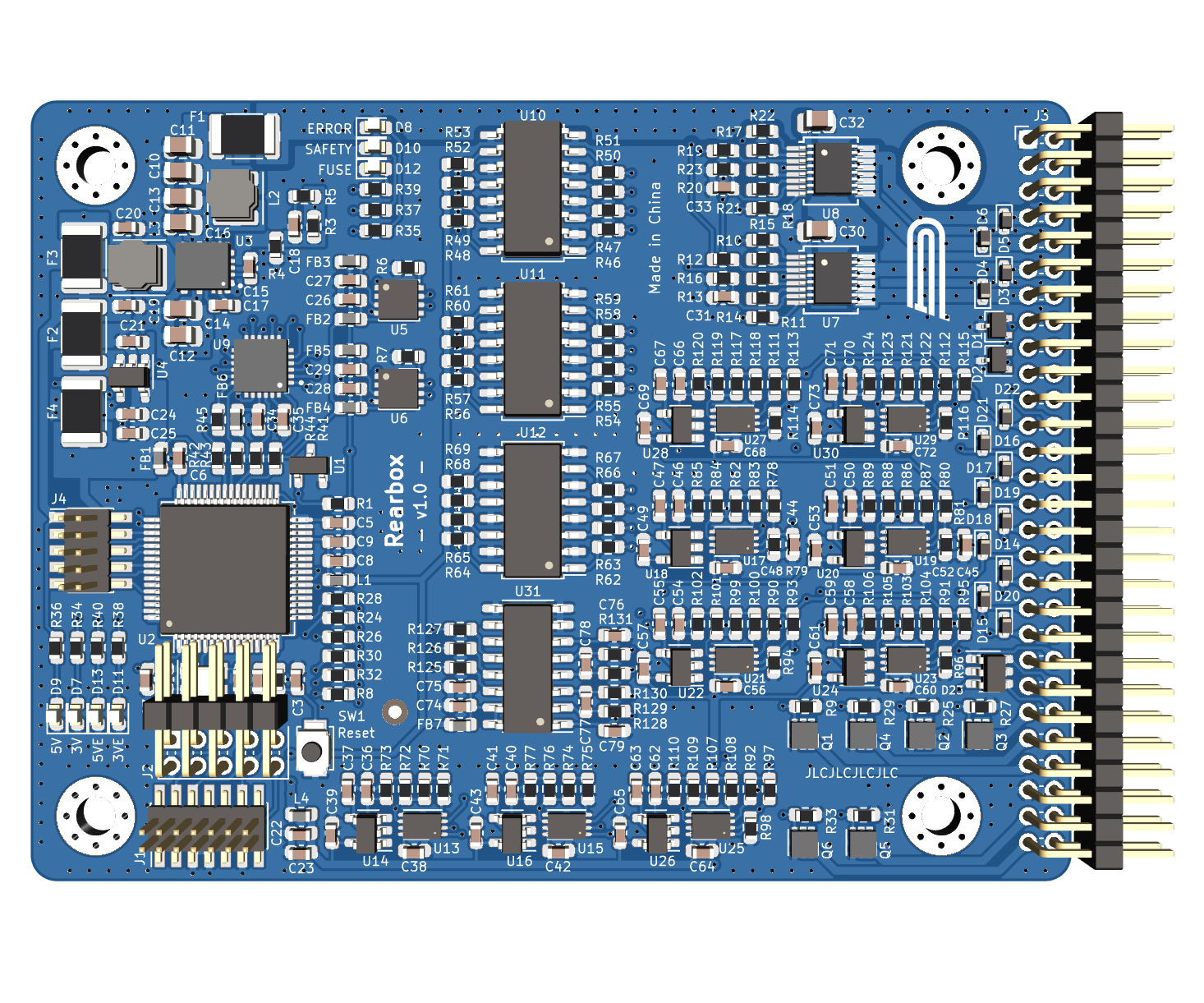 "Rear Box" As Multitasking PCB on FS Car