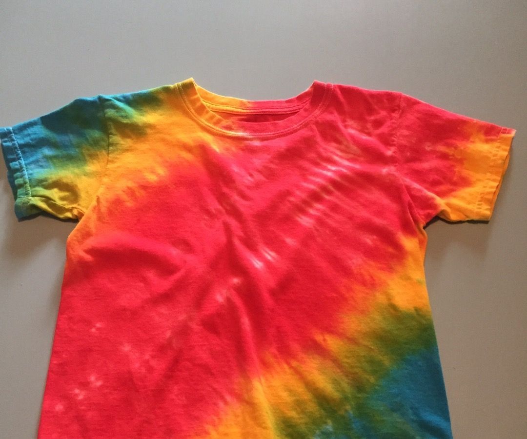 Rainbow Tie Dye for Tots