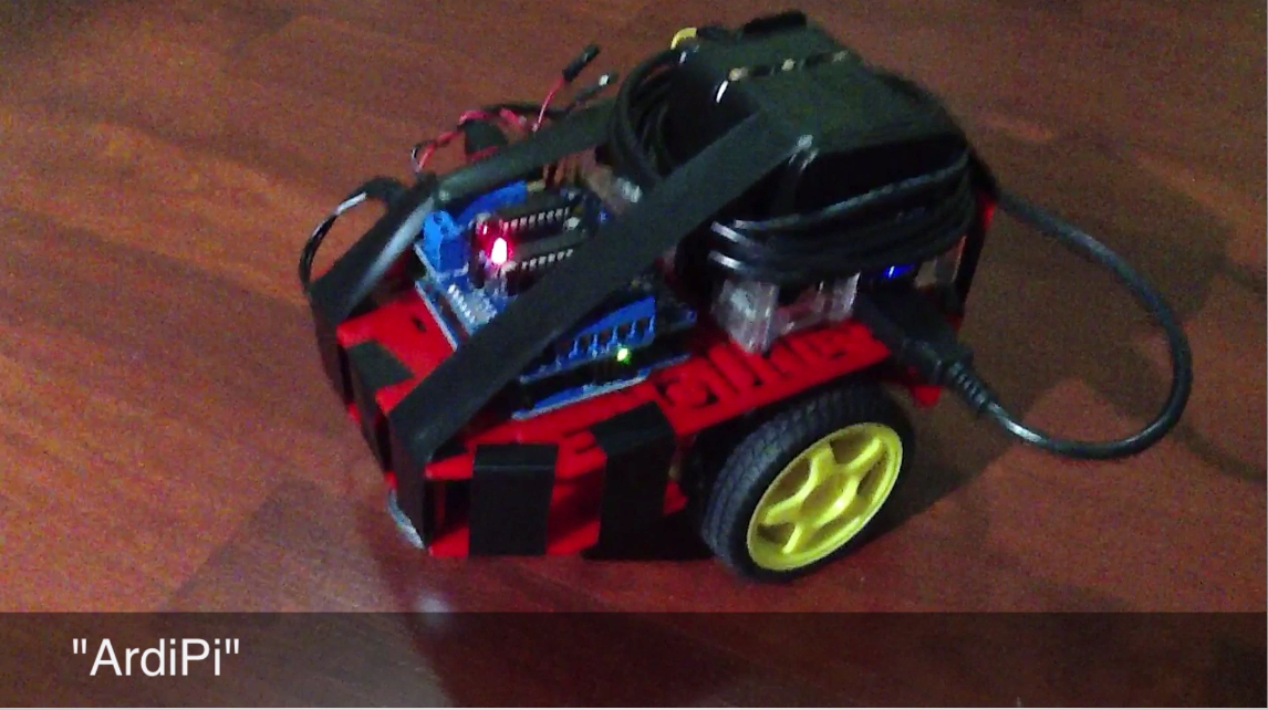 "ArdiPi" Wireless Arduino and R-Pi Rover