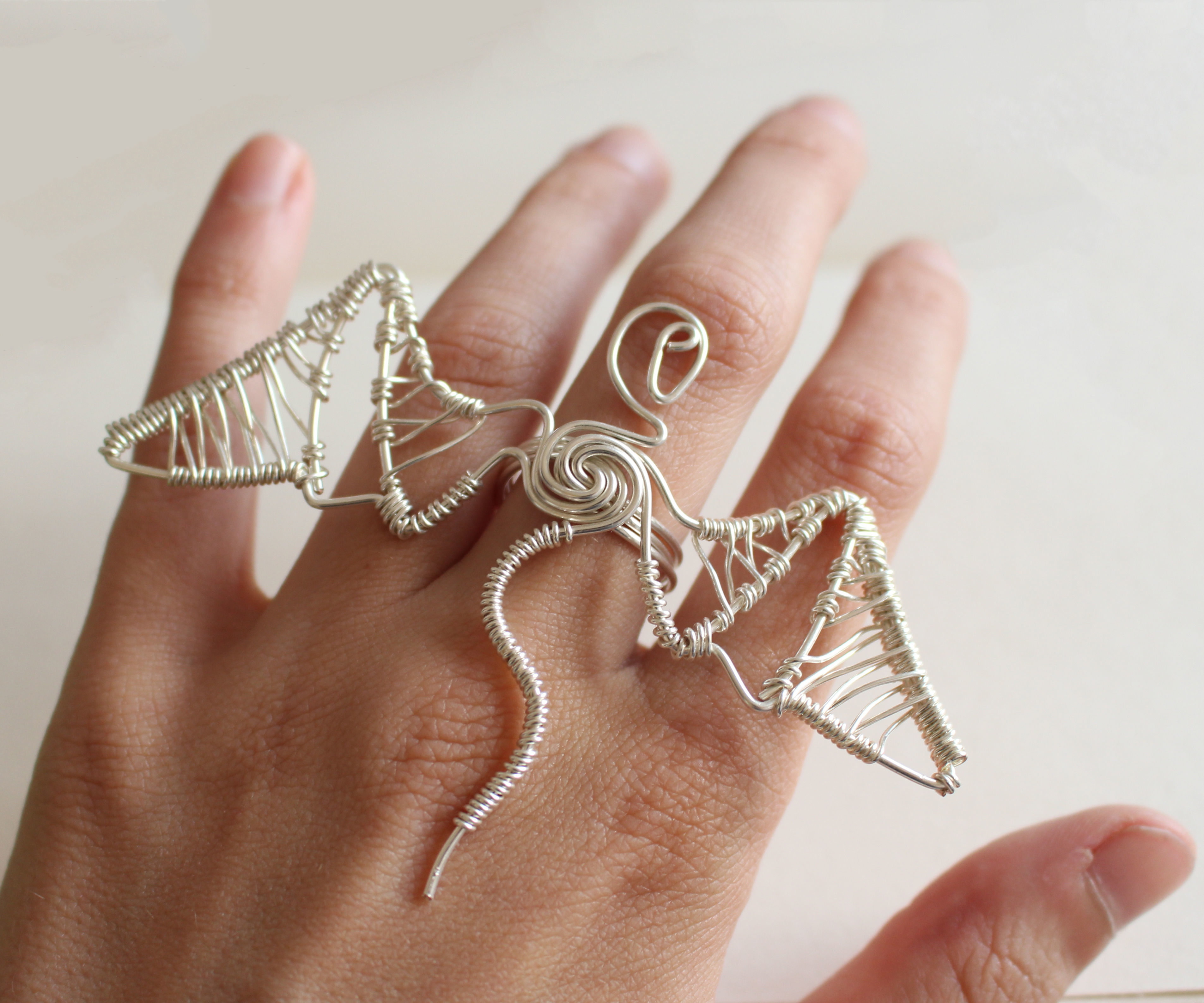 Wirework Dragon Ring