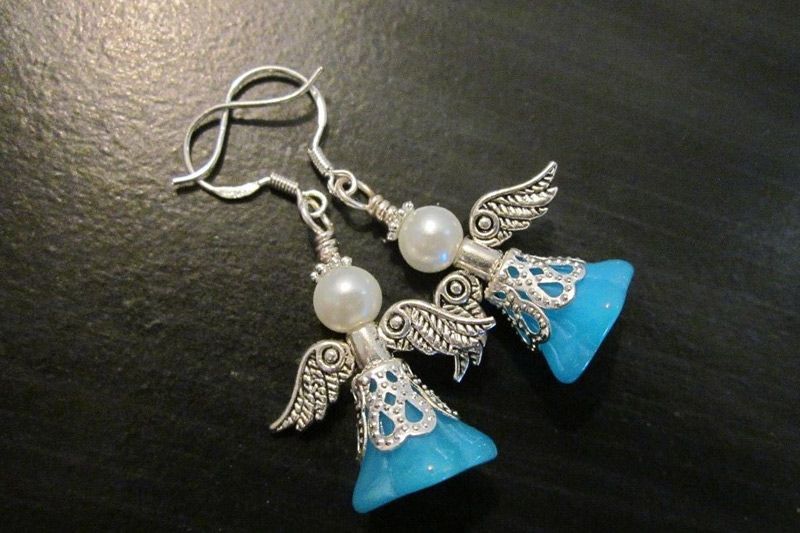 DIY Your Guardian Angel Earrings