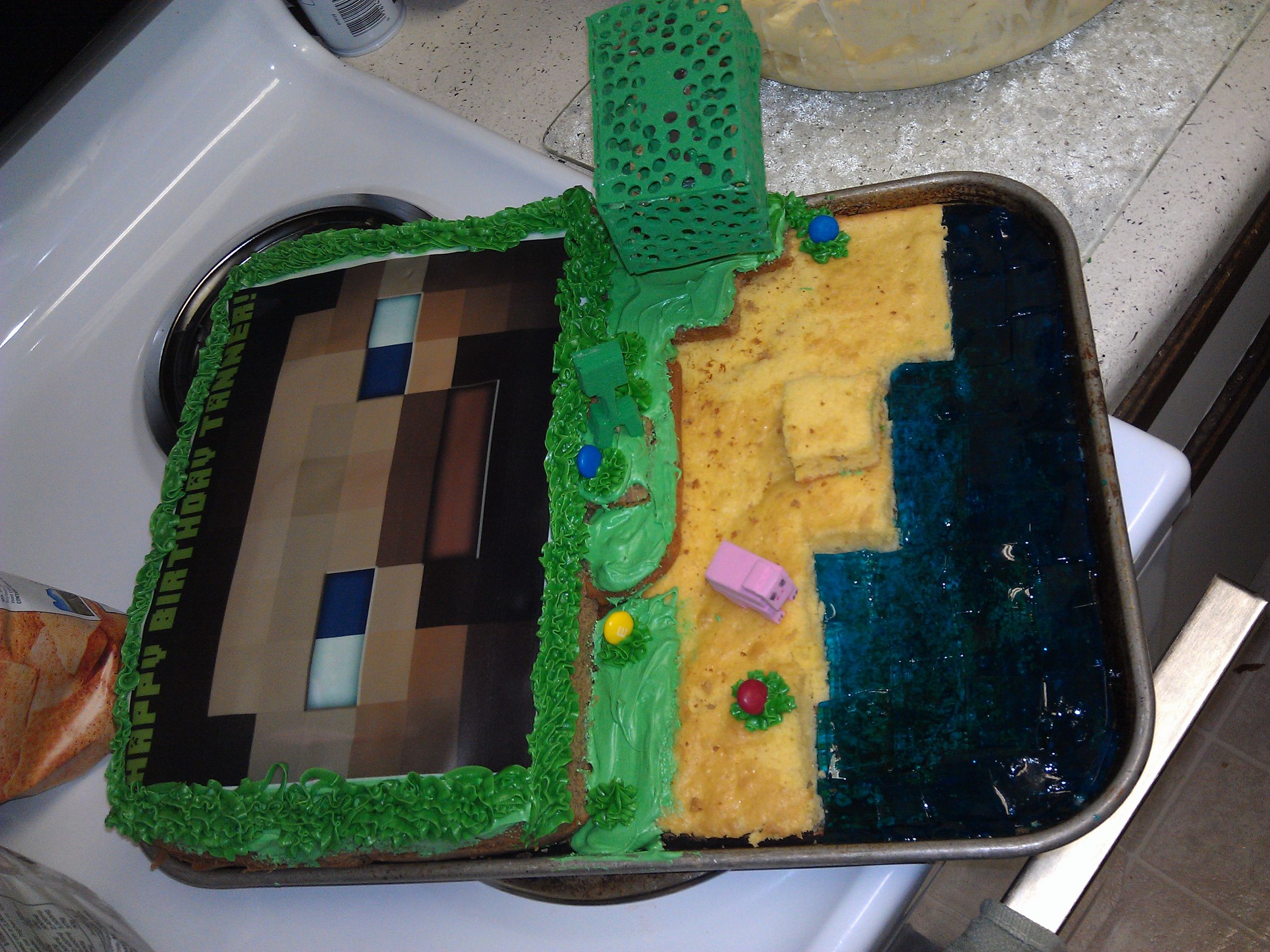 Minecraft Cake