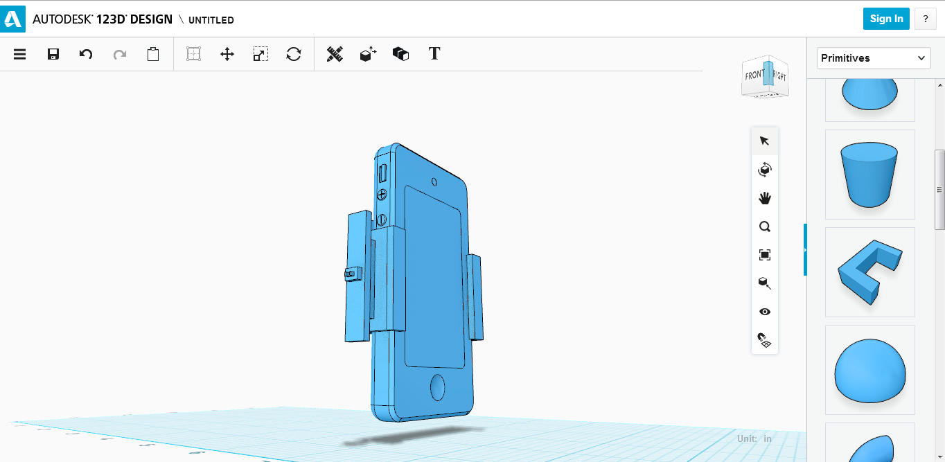 123d Design Earbud Holder Iphone Case
