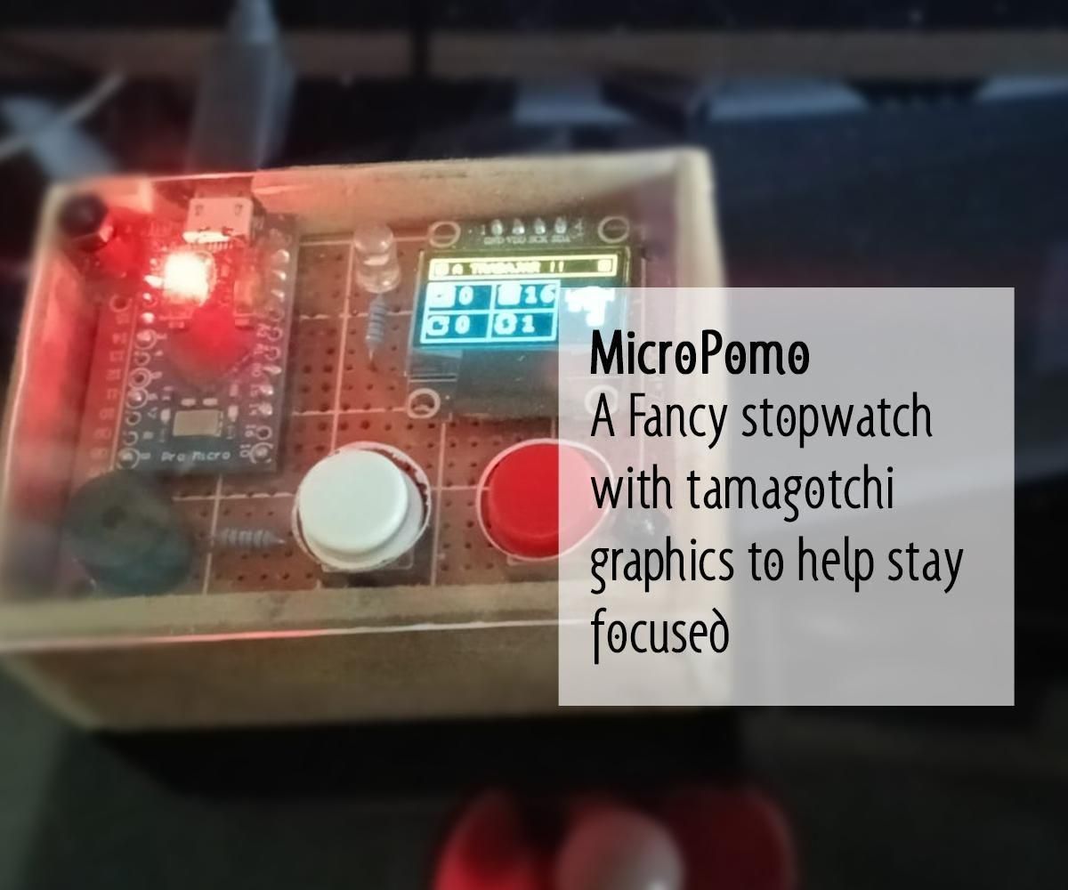 MicroPoMo - a Fancy Stopwatch Help Stay Focused