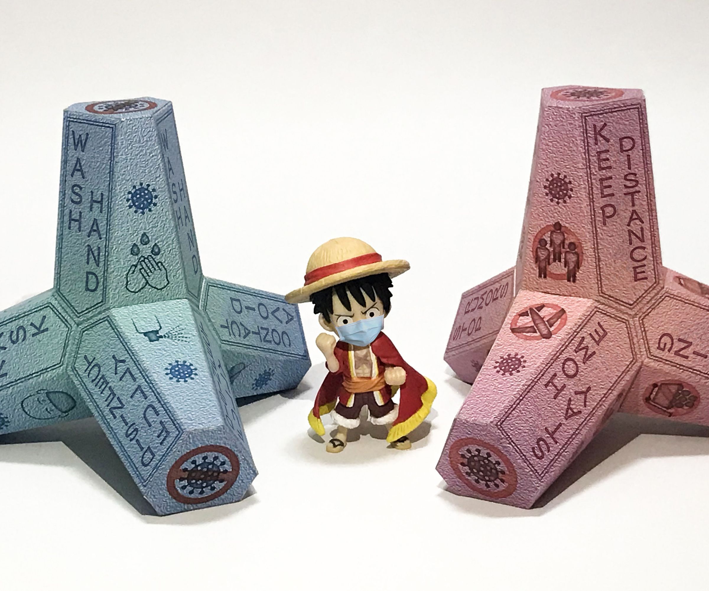 Papercraft _ Tetrapods - Antivirus