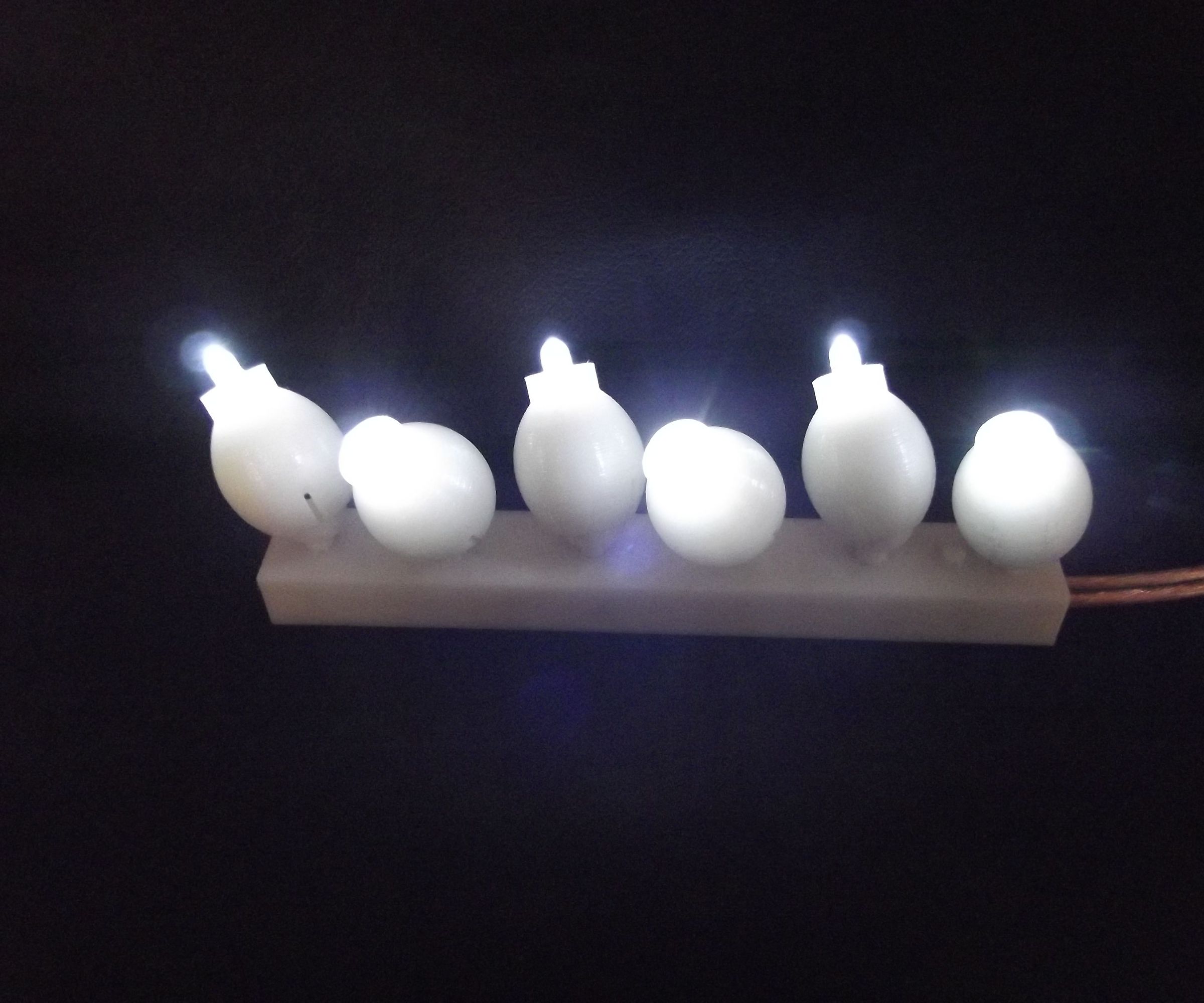 3D Printed LED Light Strip