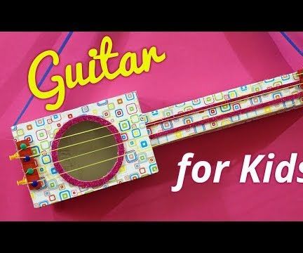 How to Make an Easy DIY Handmade Guitar Toy for Kids From Cardboard?