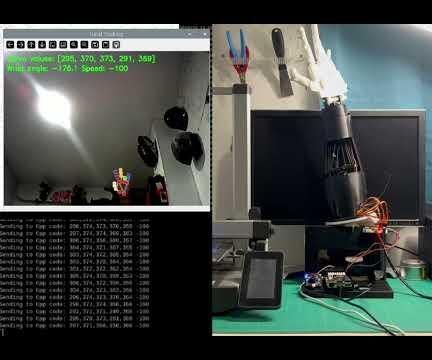 Computer Vision ASL Detection Robotic Arm