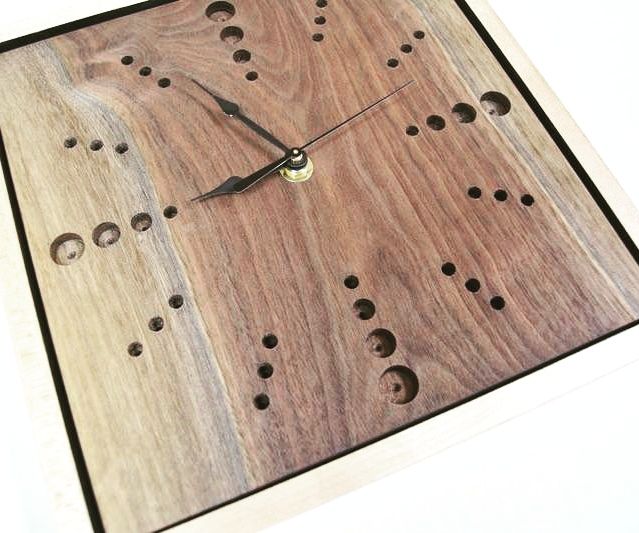 Handmade Walnut Clock
