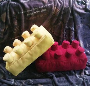 Lego® Brick Throw Pillows (with Free PDF Pattern!)