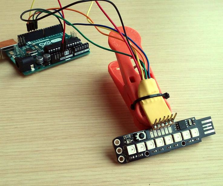 Pogo pin programming connector