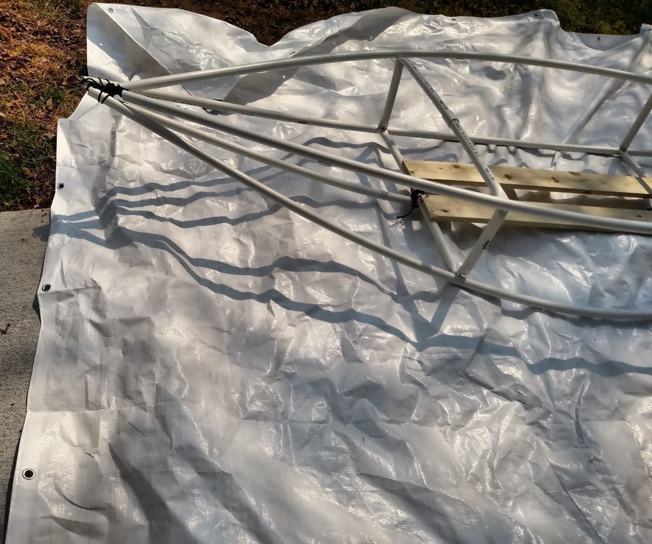 PVC Pipe + Tarp Kayak