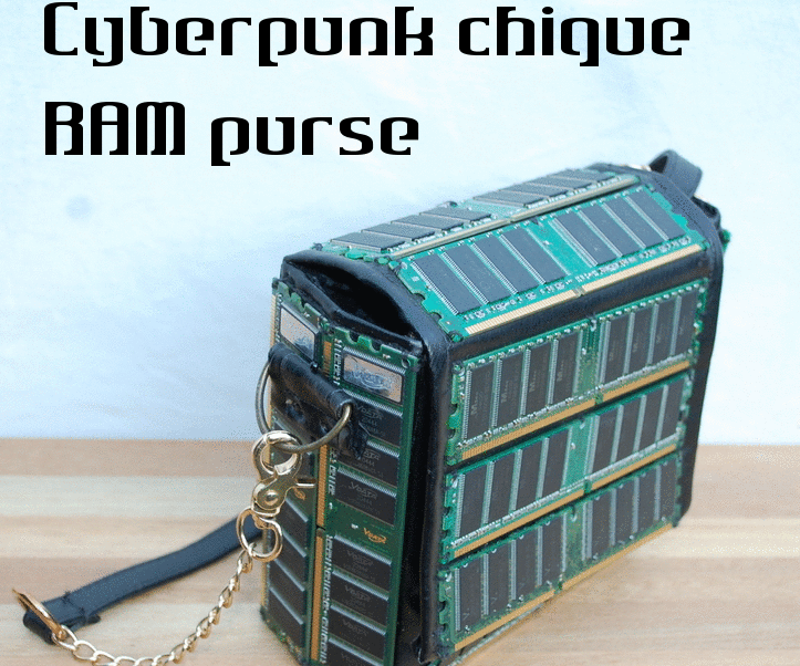 Cyberpunk Chique RAM Purse